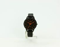 Uhr Poppy schwarz/orange