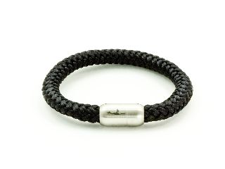 SYLT Armband schwarz Magnet 20cm	