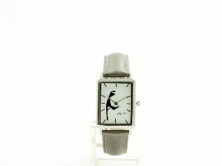 SYLT Uhr eckig grau	