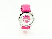 Uhr "Totenkopf" pink