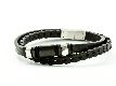 Lederarmband schwarz