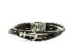 Lederarmband "Anker" schwarz