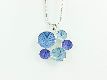Kette "Round Circles" blau