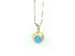 Kette "Earth" blau/gold