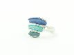 Flexring "Rille" blau