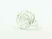 Flexring "Rose" silber
