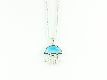 Kette "Qualle" blau