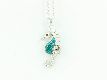 Kette "Seepferdchen" blau