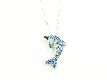 Kette "Delphin" blau