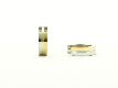 Creole "Rille" gold/silber
