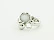 Flexring "Cat Eye" silber