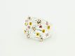 Flexring "Brilli" silber/pink