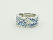 Flexring "Blatt" blau