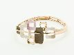 Armband "Geometric" rosé/braun