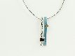 Collier"Rod" blau