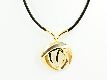 Kette "Holly" schwarz / gold