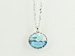 Kette "Welle" blau