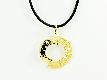 Collier "Ombre" schwarz/gold