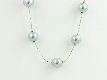 Collier "Loose Pearl" grau