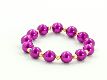 Perlenarmband "Small" lila