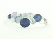 Armband "Points" blau