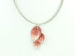 Kette "Feather" rot