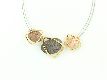 Collier "Stone Age" gold/braun