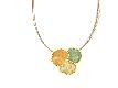 Collier "Ponds" gold/grün/braun