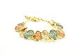Armband "Ponds" gold/grün/braun
