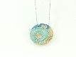 Kette "Mystic" blau/gold