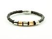 Lederarmband schwarz	
