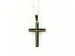 Kette "Kreuz" schwarz
