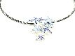 Kette "Seastar" blau