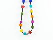 Kette "Rainbow-Cubes"