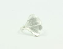 Ring Ginko silber