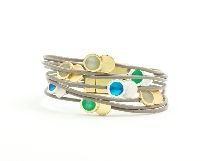Material: Leder ; Modeschmuck (n...