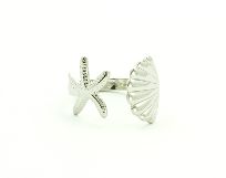 Ring Seestern silber