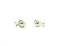Material: Edelstahl  Maße: 7x5 mm