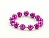 Perlenarmband Small lila
