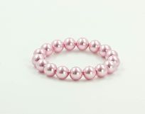Perlenarmband Big rosé