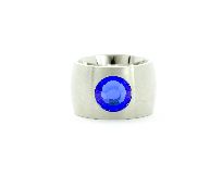 Ring Big Stone dkl.blau