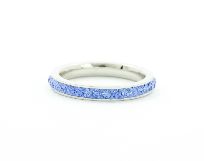 Ring Diamonds blau